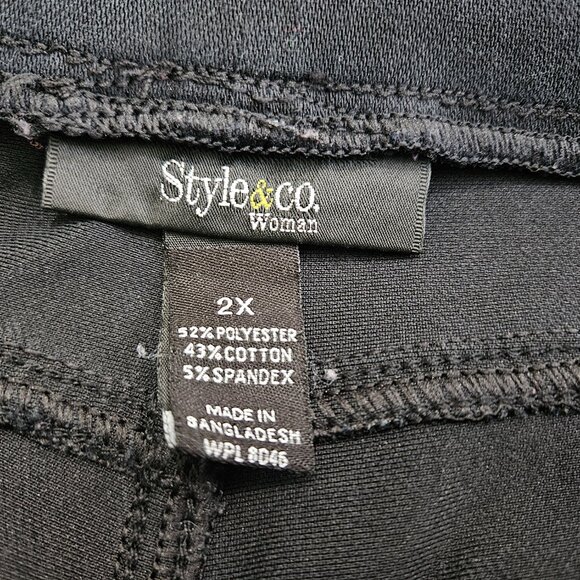 Style & Co. Black jeans - Picture 3 of 3